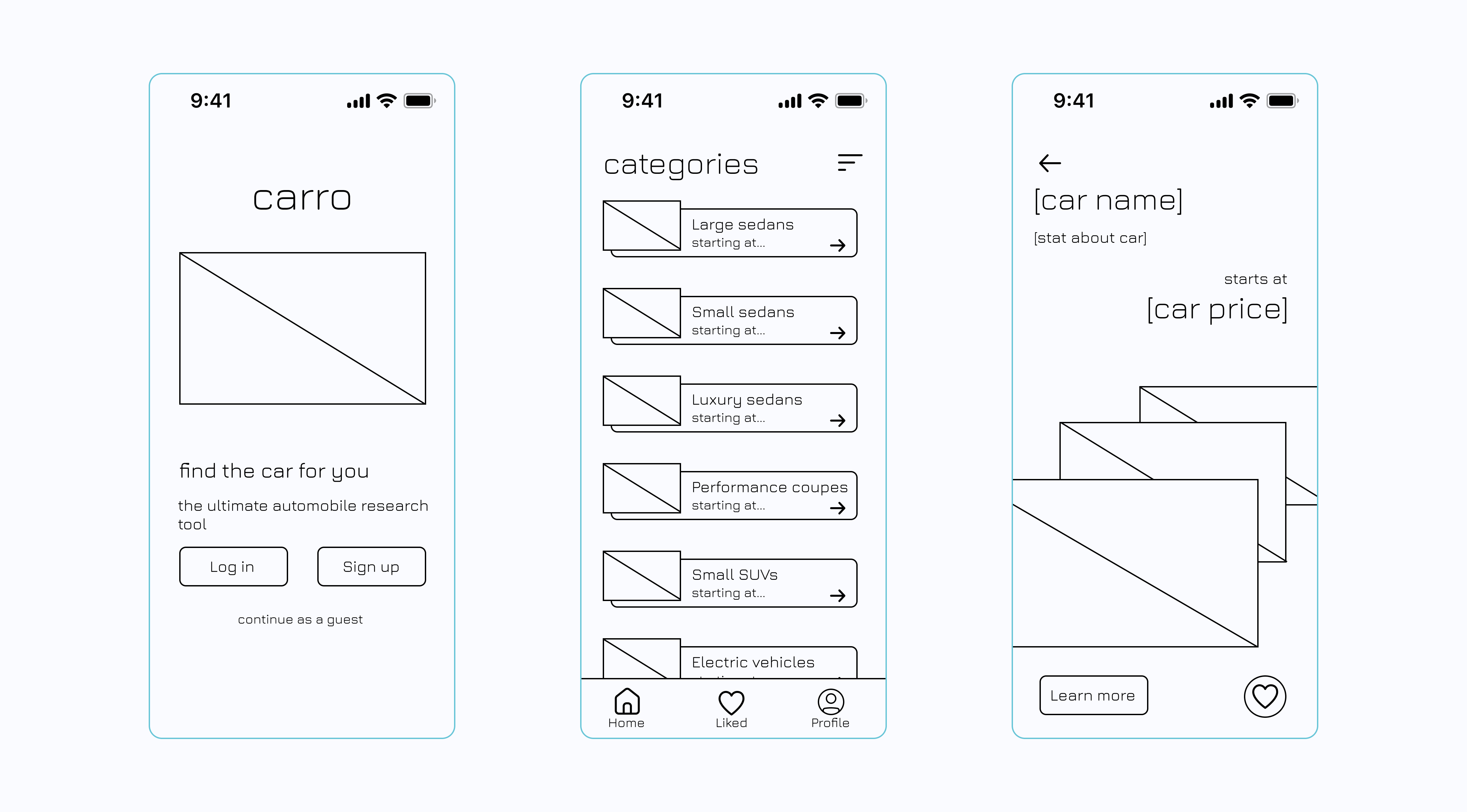Carro Mobile Design 1
